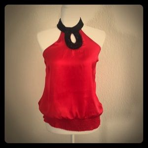 Charlotte Russe Silky halter top